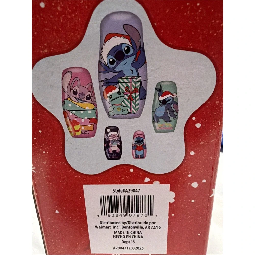 Disney Stitch Nesting Table Decor Set of 5
